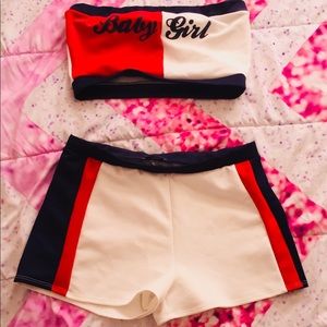 Two Piece Short Baby Girl Outfit.✨